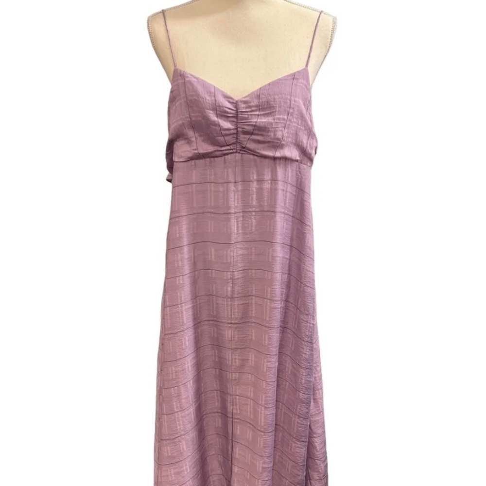 Madewell Tie Back Cami Midi Dress Purple  Size 00